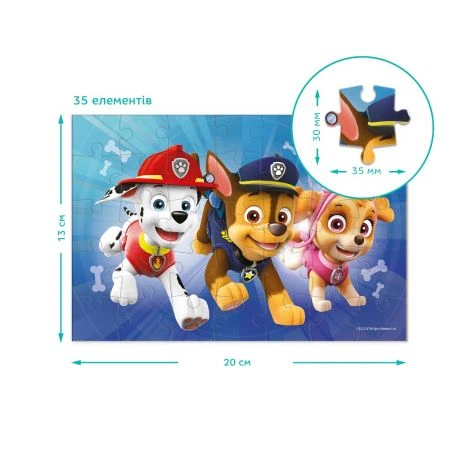 Пазл-міні Dodo Paw Patrol Маршал, Гонщик та Скай - Фото 7 Пазл-міні Dodo Paw Patrol Маршал, Гонщик та Скай - изображение 7