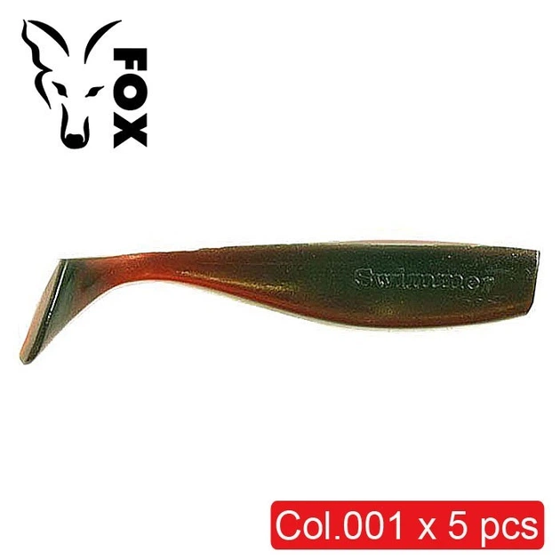 Набор силиконовых приманок #4 FOX SWIMMER 80 mm - 30 шт - изображение 2