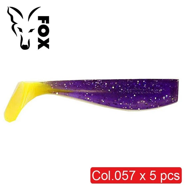 Набор силиконовых приманок #4 FOX SWIMMER 80 mm - 30 шт - изображение 4
