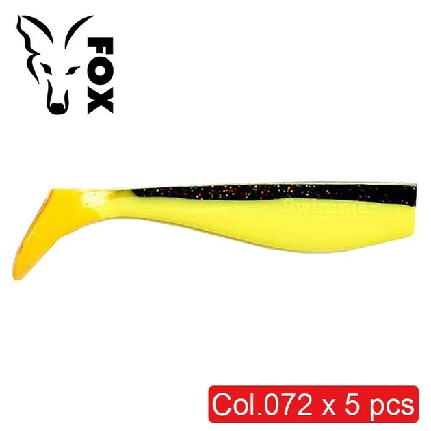 Набор силиконовых приманок #4 FOX SWIMMER 80 mm - 30 шт - изображение 6
