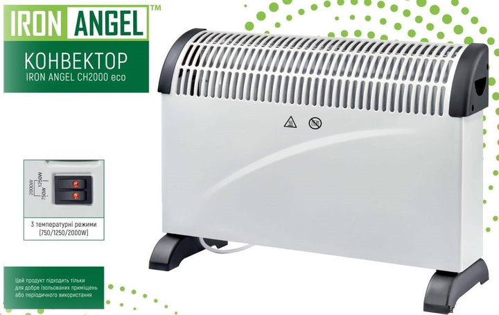Электроконвектор Iron Angel СH 2000 eco – фото, отзывы, характеристики ...
