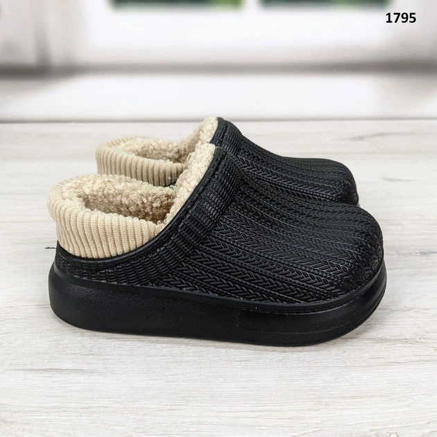 Галоші без задника сабо дитячі Dago Style чорні на хутрі 25/26 р (15,5 см) 1795 - Фото 7 Галоші без задника сабо дитячі Dago Style чорні на хутрі 25/26 р (15,5 см) 1795 - зображення 7