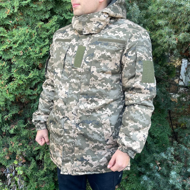 Куртка-бушлат военная мужская тактическая ВСУ (ЗСУ) Пиксель 8727 48 размер - изображение 1