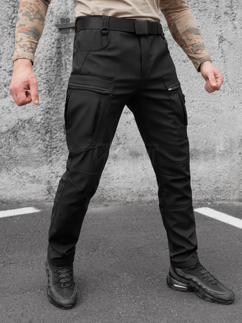 Тактические утепленные брюки BEZET 6026 L Черные (2000093211534) - изображение 2