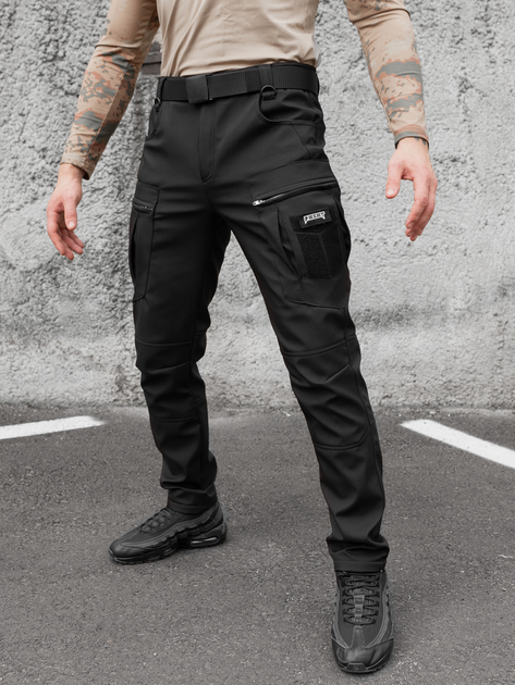 Тактические утепленные брюки BEZET 6026 M Черные (2000093211527) - изображение 1
