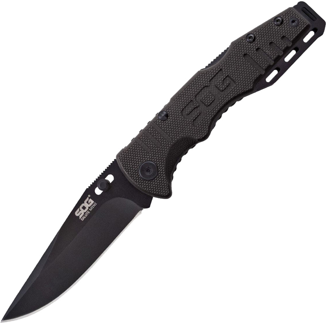 Нож складной SOG Salute Mini Black (SOG FF1101-CP) - изображение 1