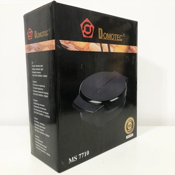 Вафельница Domotec MS 7710 круглая для трубочек - изображение 8