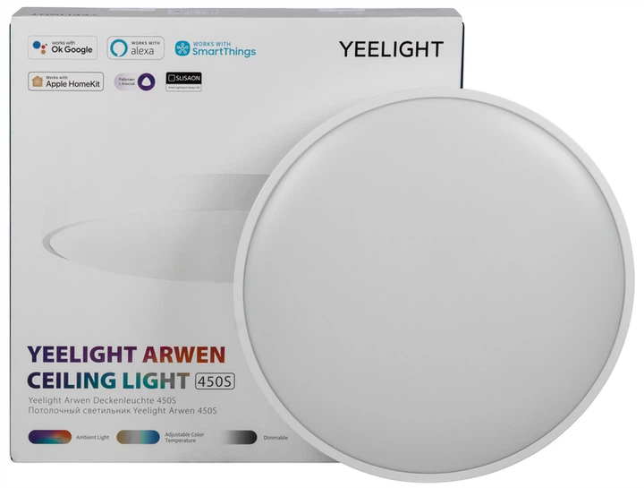 Потолочный смарт-светильник Yeelight Arwen Ceiling Light 450S (YLXD013) (with HomeKit) - изображение 10