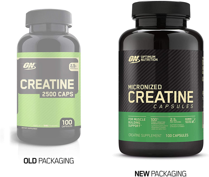 Креатин Optimum Nutrition Micronized Creatine Capsules 100 капсул ...
