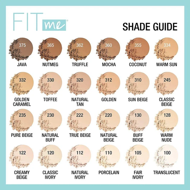 Матирующая пудра для маскировки пор Maybelline Fit Me Matte + Poreless Pressed Powder #100 Translucent 8.5 г - изображение 9