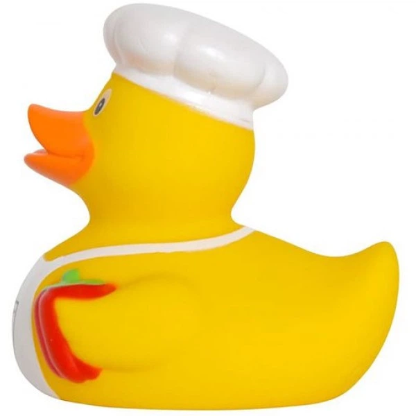 Качка Кухар гумова FunnyDucks L1898 - Фото 4 Качка Кухар гумова FunnyDucks L1898 - зображення 4