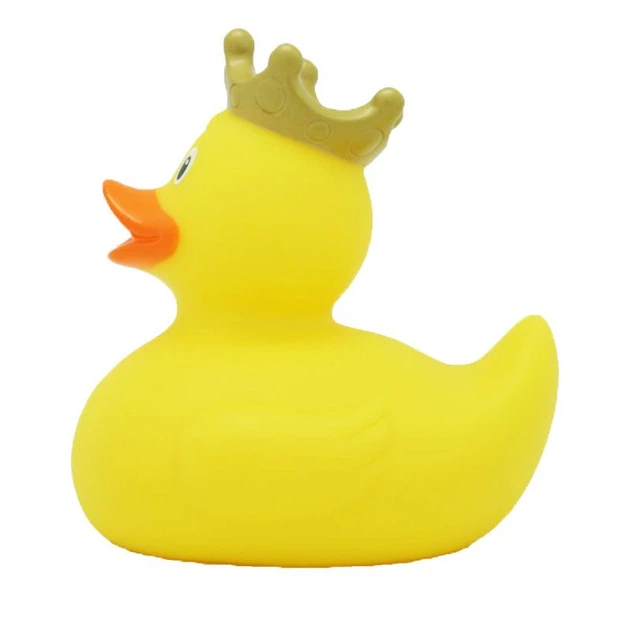 Жовта качка в короні гумова FunnyDucks L1925 - зображення 4