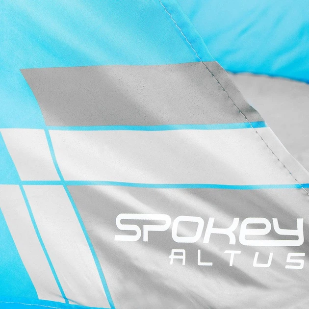 Намет пляжний Spokey Altus 195x100x85 см Сіро-блакитний (926786) - зображення 6