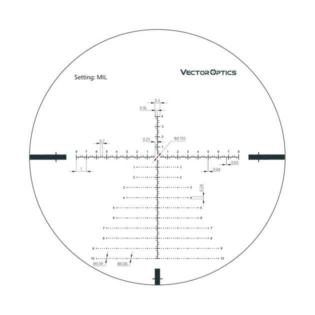 Приціл Vector Optics Continental 4-24x56 FFP сітка MBR з підсвічуванням (SCFF-40P) - зображення 2