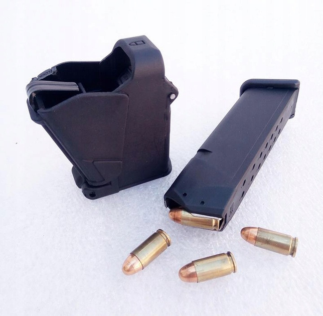Пристосування для спорядження пістолетних магазинів (9mm, 10mm, .357, .40, 45 ACP, .380 ACP) - зображення 1