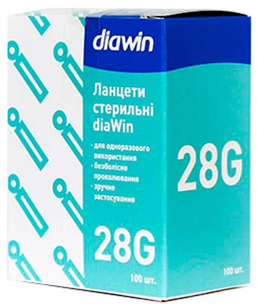 Ланцеты Diawin 28G (100 шт) - изображение 1