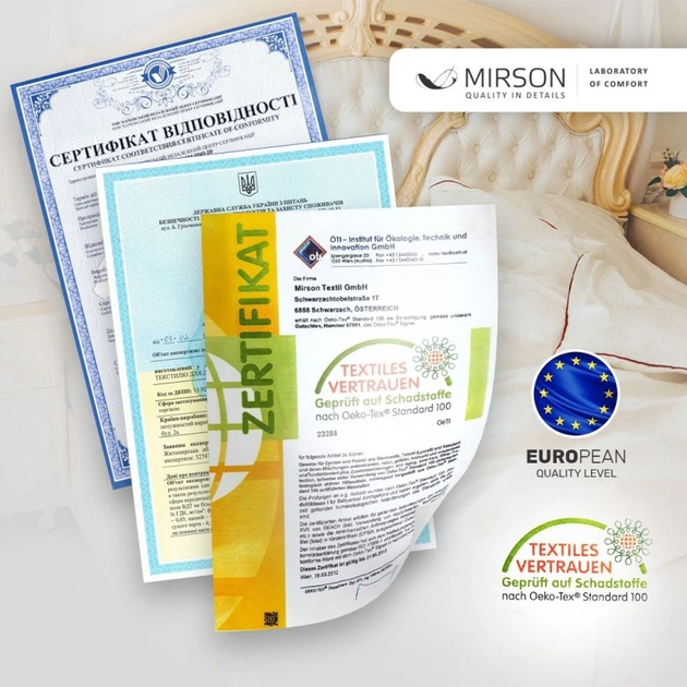Набор антиалергенных подушек MirSon с Эвкалиптом №1623 Eco Light Pink 50х70 2 шт средние (2200002652452) - Фото 4 Набор антиалергенных подушек MirSon с Эвкалиптом №1623 Eco Light Pink 50х70 2 шт средние (2200002652452) - изображение 4
