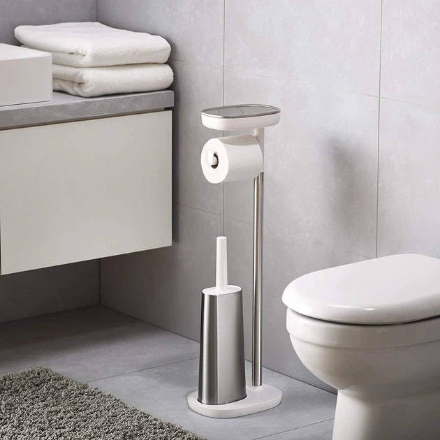 Стійка Joseph Joseph 70519 Flex™ для туалетного паперу з щіткою