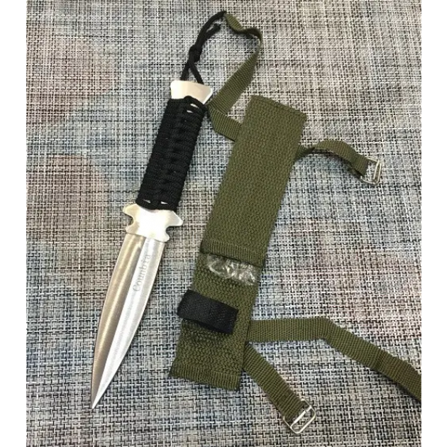Ножи для метания антибликовые XSteel CL 22 см (Набор из 2 штук) с чехлами под каждый нож (CL000XX2500AK320K) - изображение 2