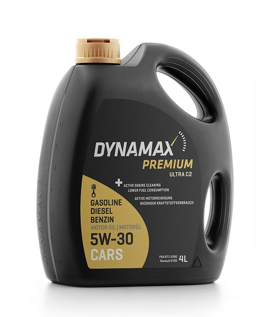 Масло моторне Dynamax Premium ultra C2 5W30 (4L) 502047 – фото, отзывы ...