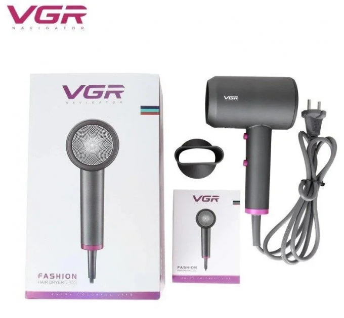 Професійний фен для волосся VGR V400 1800-2000 Вт - зображення 4