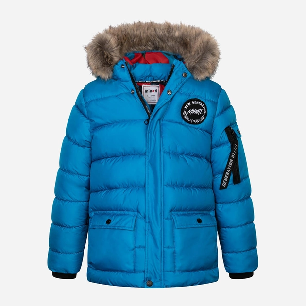 Акція на Куртка зимова дитяча Minoti Sound 1 37118JNR 110-116 см Синя від Rozetka