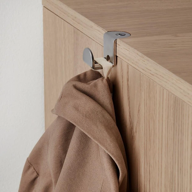 Шафа з розсувними дверима IKEA GALANT 320х120 см шпон біленого дуба (292.857.76) - зображення 3