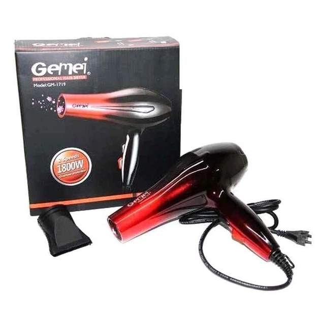 Фен для укладання волосся Gemei GM-1719 - зображення 3