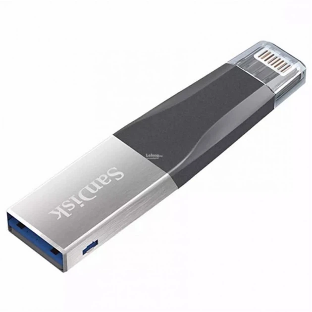 USB флеш накопитель SanDisk 64GB iXpand Mini USB 3.0/Lightning (SDIX40N-064G-GN6NN) - изображение 3
