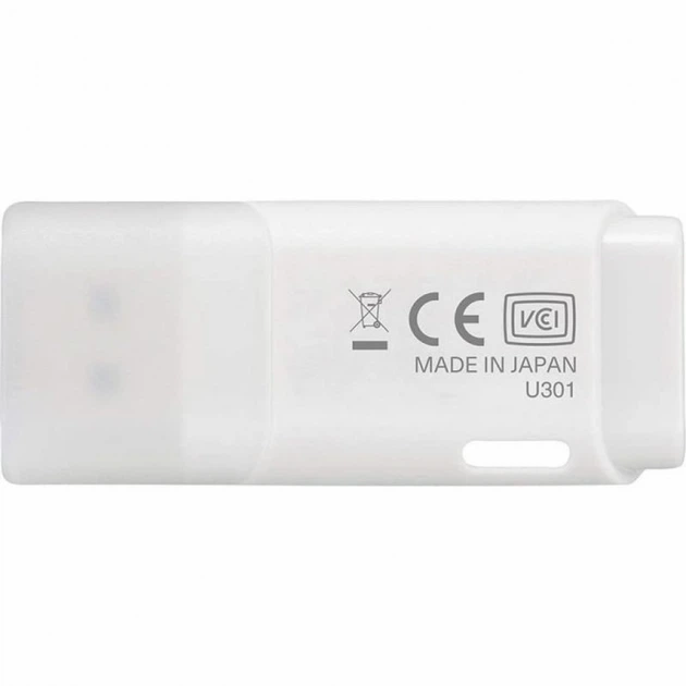 USB флеш накопитель Kioxia 64GB U301 White USB 3.2 (LU301W064GG4) - изображение 2