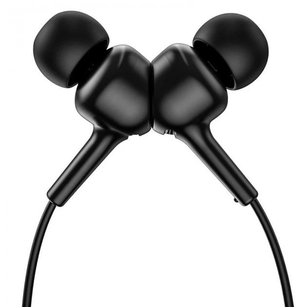 Бездротові навушники Bluetooth 5.0 Hoco Era Sports Wireless Earphones ES51 130 мА·ч Чорні - зображення 2