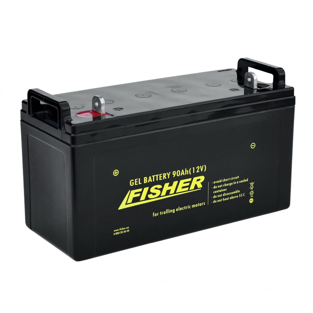 Аккумулятор для лодочного электромотора Fisher 90AH GEL – низкие цены .