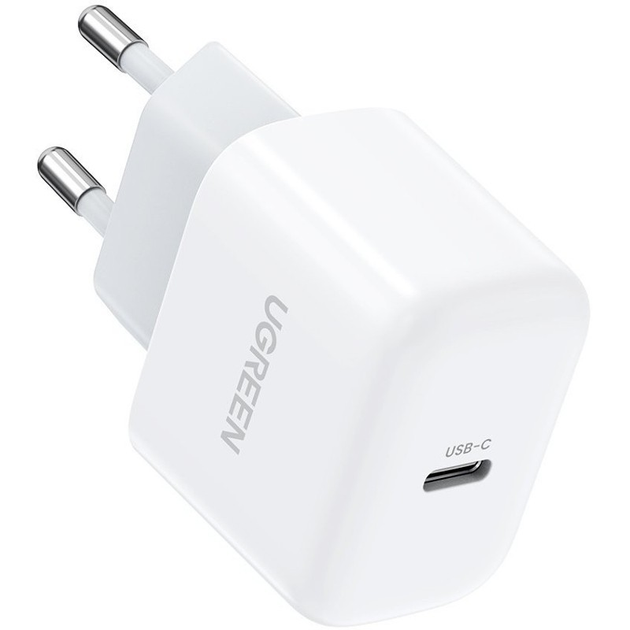 Зарядное устройство UGREEN CD241 20W Mini PD USB-C Wall Charger White ...