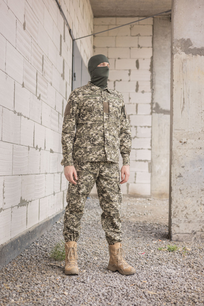 Мужской армейский костюм для ВСУ (ЗСУ) Tactical тактическая форма Пиксель светлый 52 размер 7070 TR_2628 - изображение 1
