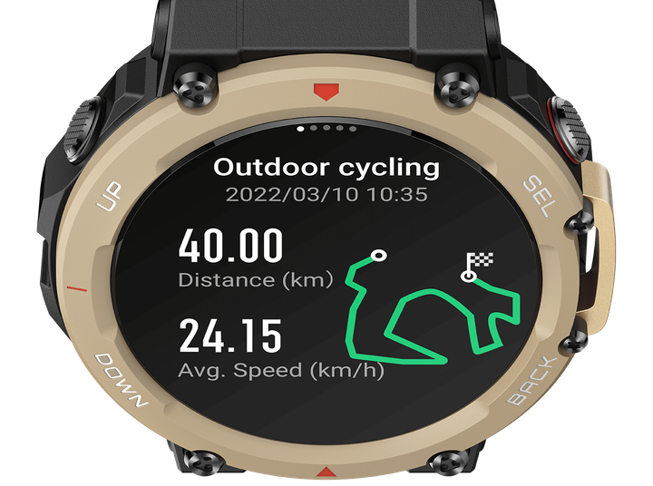 Смарт-часы Xiaomi Amazfit T-Rex 2 (Desert Khaki) [73487] - изображение 4