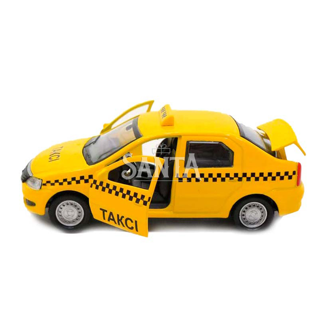 Машинка игровая «TechnoPark» такси Renault Logan металл 12*4*5 см