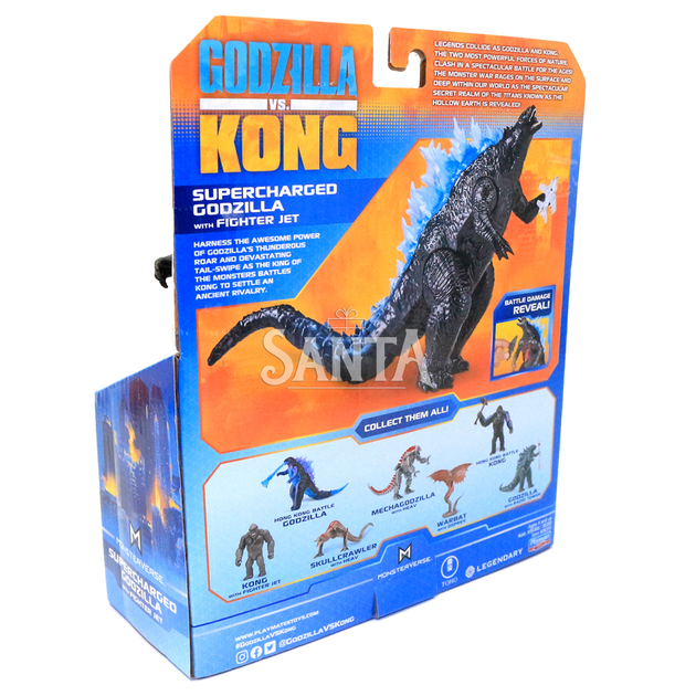 Игровая фигурка Годзилла с суперэнергией и с истребителем «MonsterVerse» Godzilla vs Kong 16*13*6 см (35310) - изображение 5
