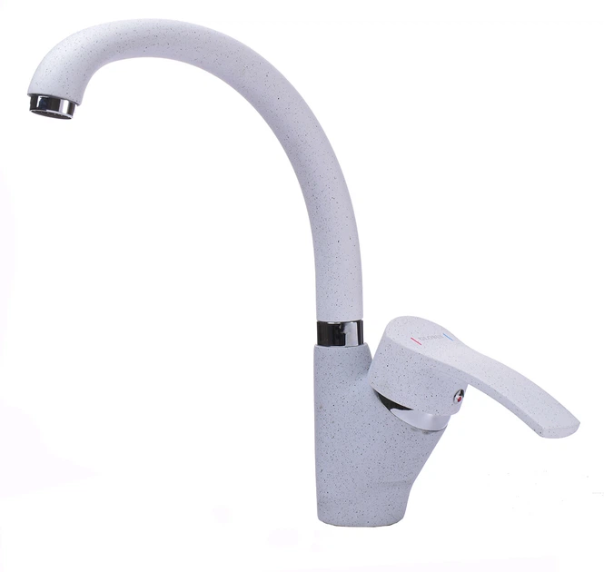 Смеситель-кран кухонный GLOBUS LUX Queensland GLQU-0203S-BIG-7-WHITE - Фото 2 Смеситель-кран кухонный GLOBUS LUX Queensland GLQU-0203S-BIG-7-WHITE - изображение 2