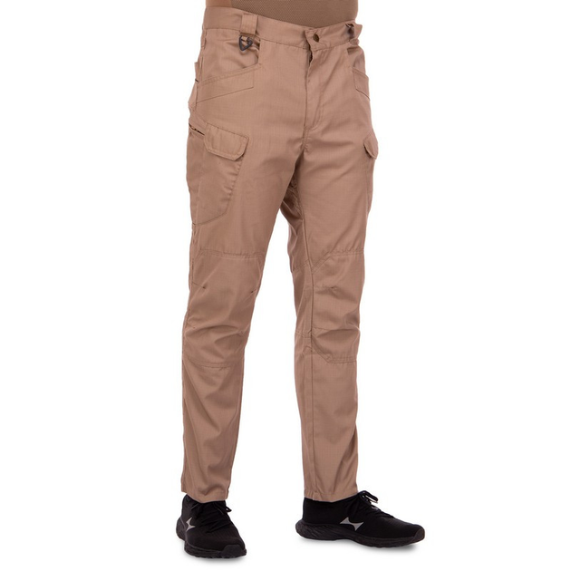 Качественные мужские тактические штаны брюки с карманами для города военные летние ZEPMA Хаки (0370) XL - изображение 1