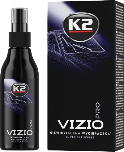 Засіб для скла антидощ K2 з аплікатором та мікрофіброю професійний VIZIO PRO 150 мл (K20539) - зображення 2
