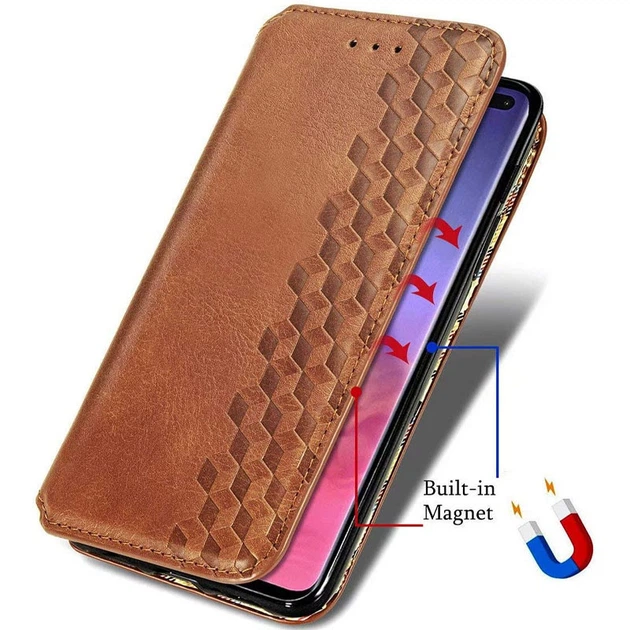 Чохол книжка GETMAN Cubic (PU) на Xiaomi Redmi Note 9s / Note 9 Pro / Note 9 Pro Max Коричневий - Фото 5 Чохол книжка GETMAN Cubic (PU) на Xiaomi Redmi Note 9s / Note 9 Pro / Note 9 Pro Max Коричневий - зображення 5