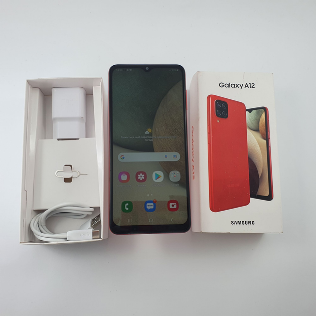 Samsung Galaxy A12 32 GB Red (2C00003189) Б/У – фото, отзывы ...