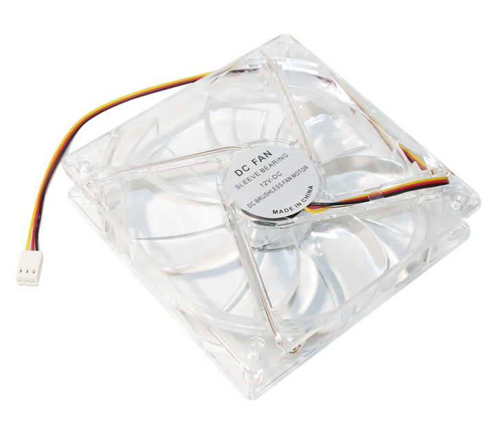 Система охолодження ATcool 12025 Led Fan Red DC sleeve fan 3pin - изображение 1