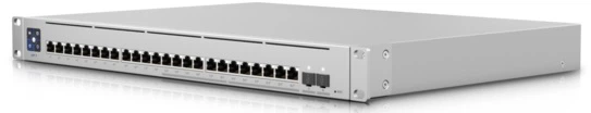 Przełącznik Ubiquiti UniFi USW-Enterprise-24-PoE (12x2.5GE PoE+, 12xGE PoE+, 2xSFP+, max PoE 400W, L3) - obraz 2