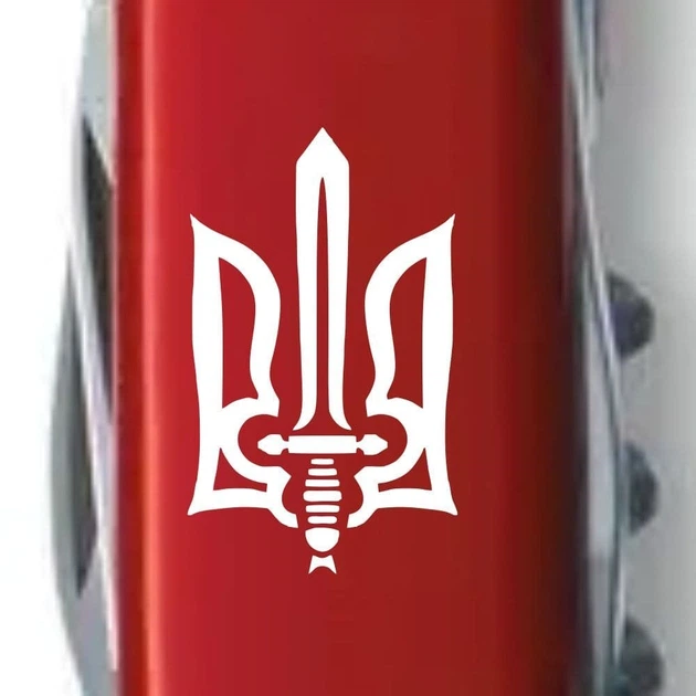 Швейцарський мультиінструмент Victorinox Climber 91 мм Червоний Тризуб 1.3703_T0300u - зображення 3