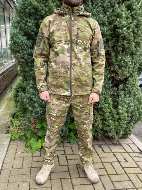 Мужской армейский костюм тактическая форма на флисе Мультикам Турция ВСУ (ЗСУ) XXL 8658 хаки (SKU_4425900) - изображение 1