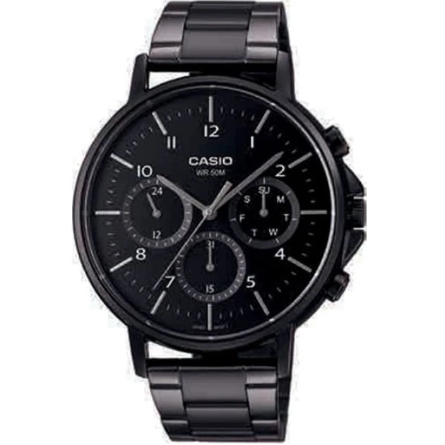 Мужские наручные часы Casio Standard Analogue MTP-E321B-1A Черные
