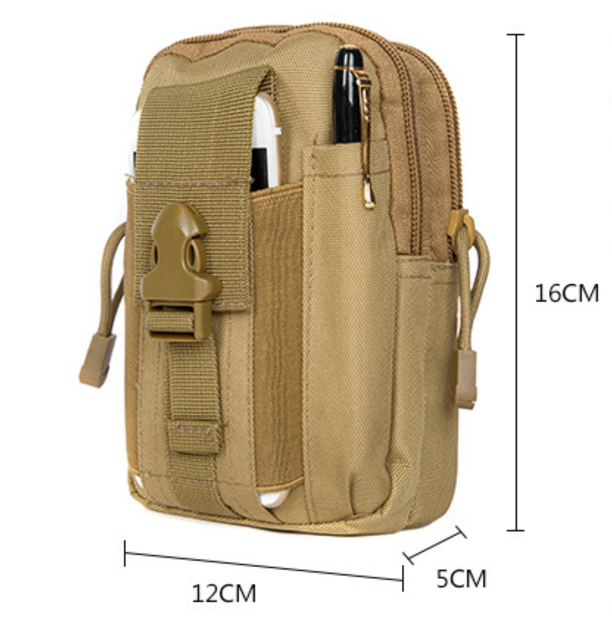 Тактическая сумка Primo Molle подсумок органайзер универсальный - Khaki - Фото 6 Тактическая сумка Primo Molle подсумок органайзер универсальный - Khaki - изображение 6