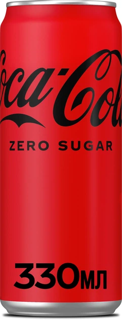 Упаковка безалкогольного напитка Coca-Cola ZERO 0.33 л х 12 банок (5449000131805) - изображение 2