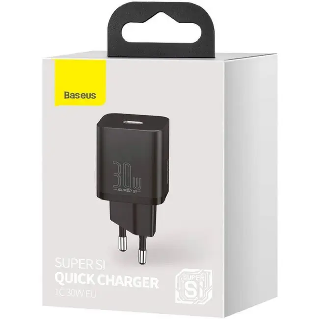Зарядний пристрій BASEUS Super Si Quick Charger IC 30W Black (CCSUP-J01) - зображення 9